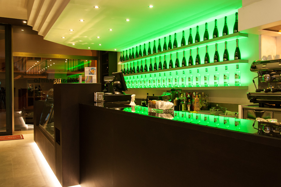 La zona bancone