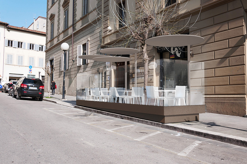 Un affaccio sul Teatro Petrarca – Caffè del Teatro